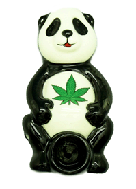 Wacky Bowlz Ceramic Panda Pipe